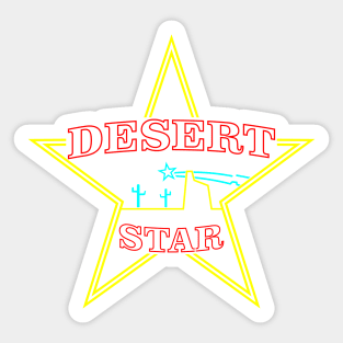 Desert Star Sticker